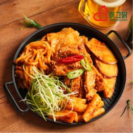 허그닭 춘천 고추장/간장 닭갈비 1kg 밀키트