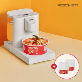 [로이첸] 아이라면 라면조리기+전용용기 40개세트 라면끓이는기계